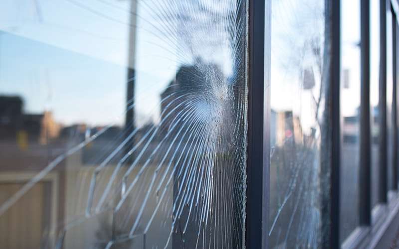 broken glass